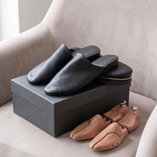 Babouche en Cuir Véritable - Pliable & Zippée | FASSICUIR