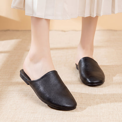 Babouche  en Cuir Véritable - Pliable & Zippée | FASSICUIR